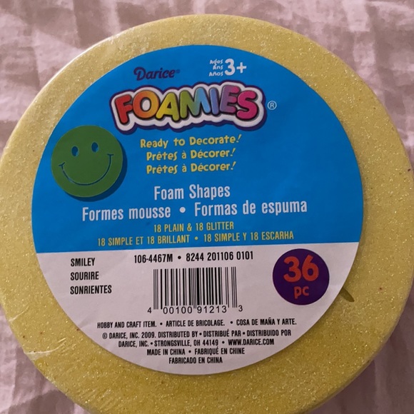 Smiley Foam Shapes (Foamies from Michael's) - Picture 2 of 2